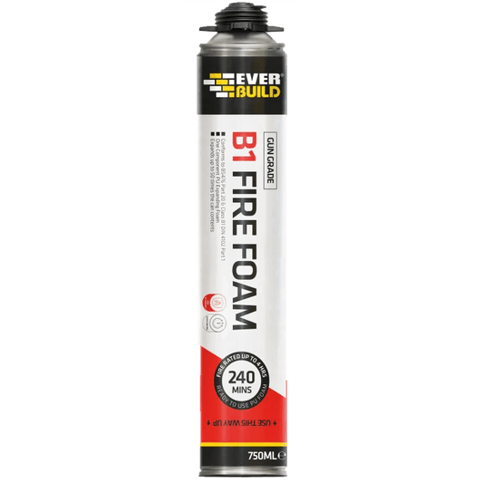 Everbuild B1 Fire Rated Expanding Foam Gun Grade 750ml