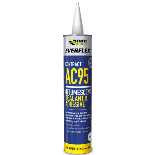 Everbuild AC95 Intumescent Fire & Acoustic Sealant & Adhesive 900ml