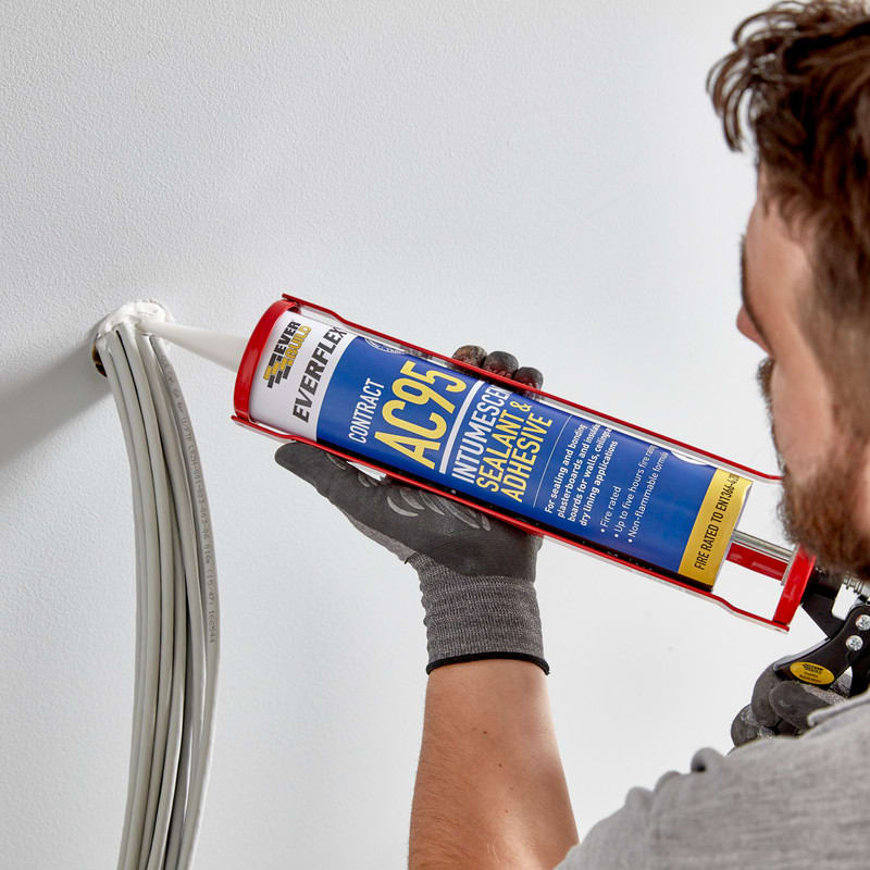 Everbuild AC95 Intumescent Fire & Acoustic Sealant & Adhesive 900ml