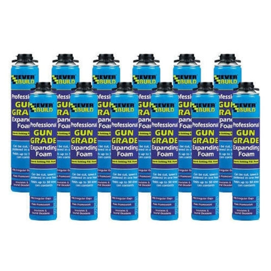 Everbuild Expanding Foam Gun Grade 750ml - Box of 12