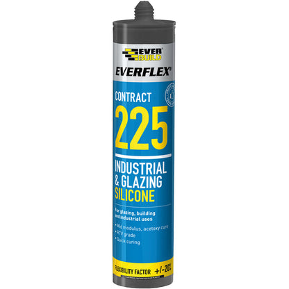 Everbuild Glazing Silicone Black 295ml