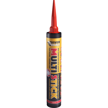 Everbuild Multi Stick Grab Adhesive Solvent Free White 350ml