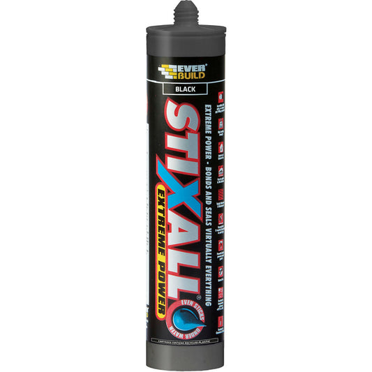 Everbuild Stixall Adhesive & Sealant Black 290ml