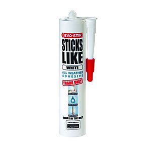 Evo-Stik Sticks Like Sh*t Adhesive White 290ml