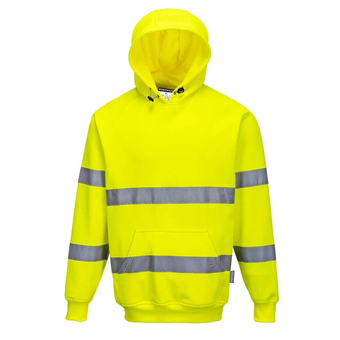 Hi-Vis Hoodie, 4XL, R, Yellow