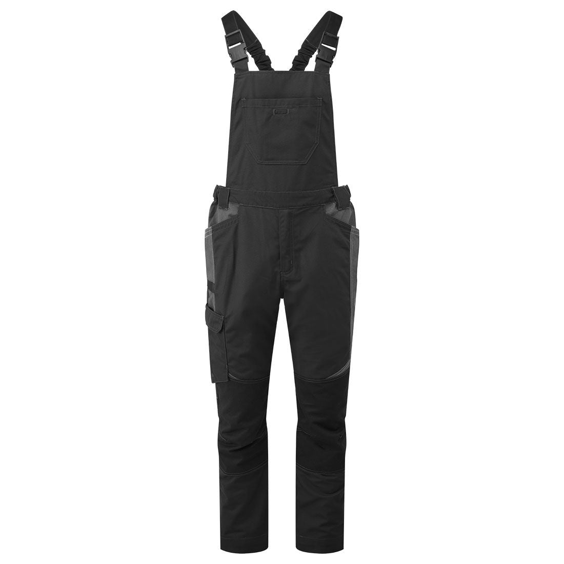 WX3 Industrial Wash Bib and Brace, L, R, Black