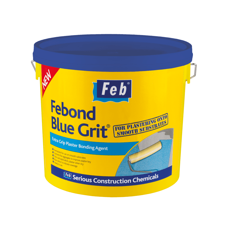 Febond Blue Plasterers Grit 10 Ltr (Tub)