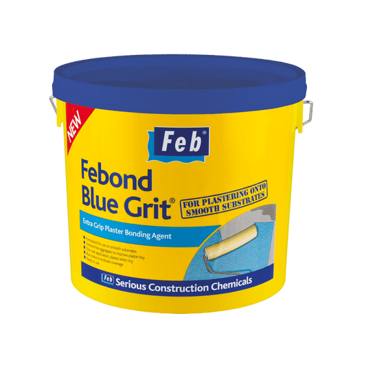 Febond Blue Plasterers Grit 10 Ltr (Tub)