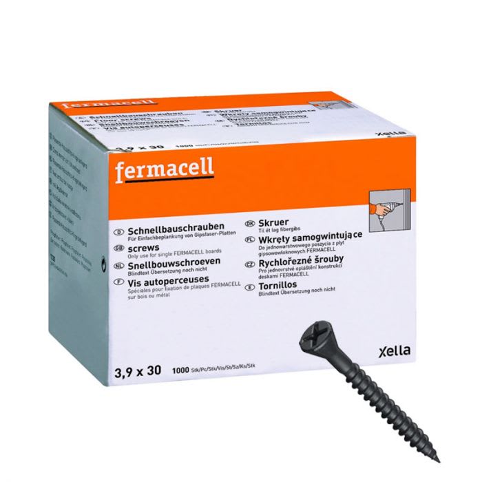 Fermacell Screws 3.9 x 40mm (1000/Box)