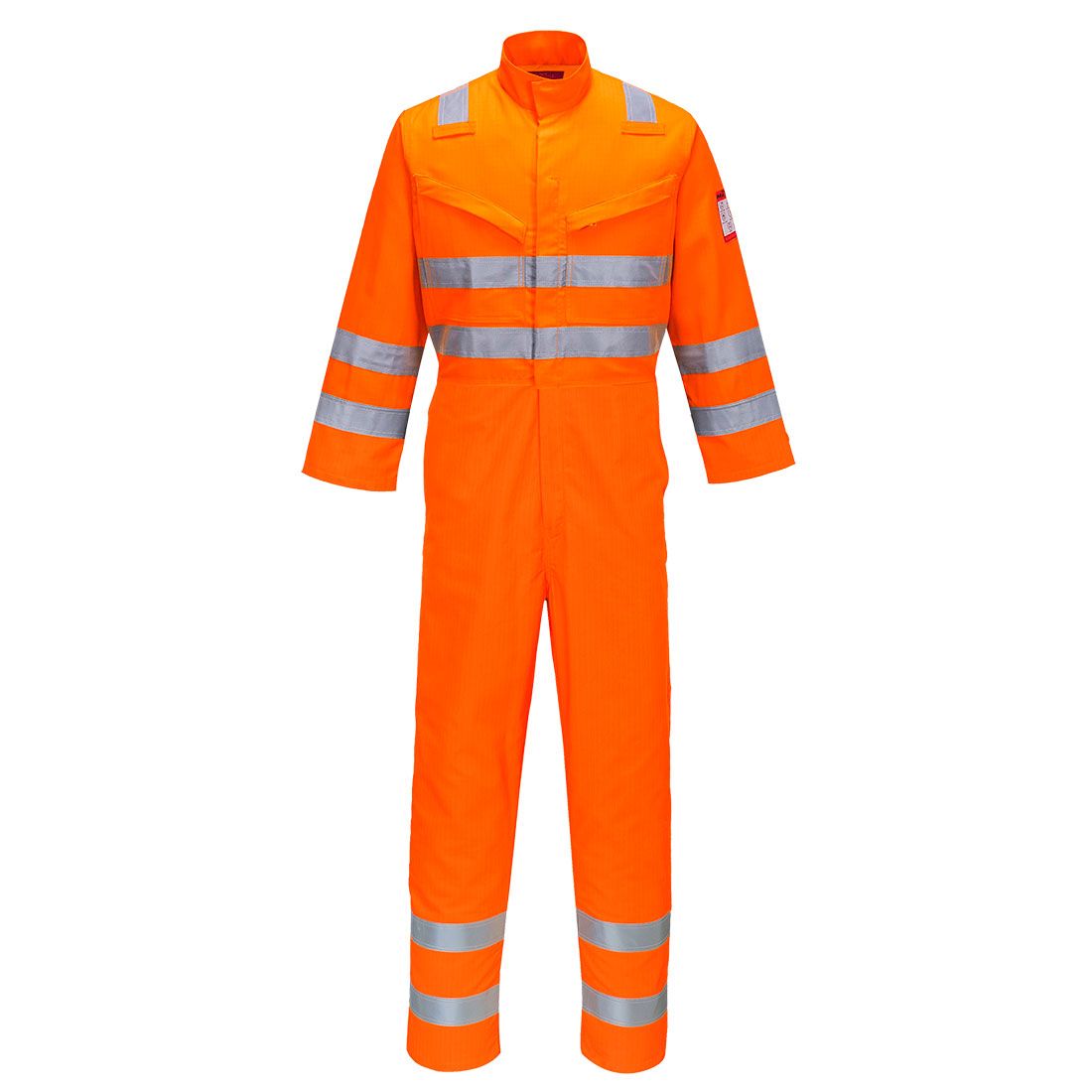 Araflame Hi-Vis Multi Coverall, XXL, R, Orange