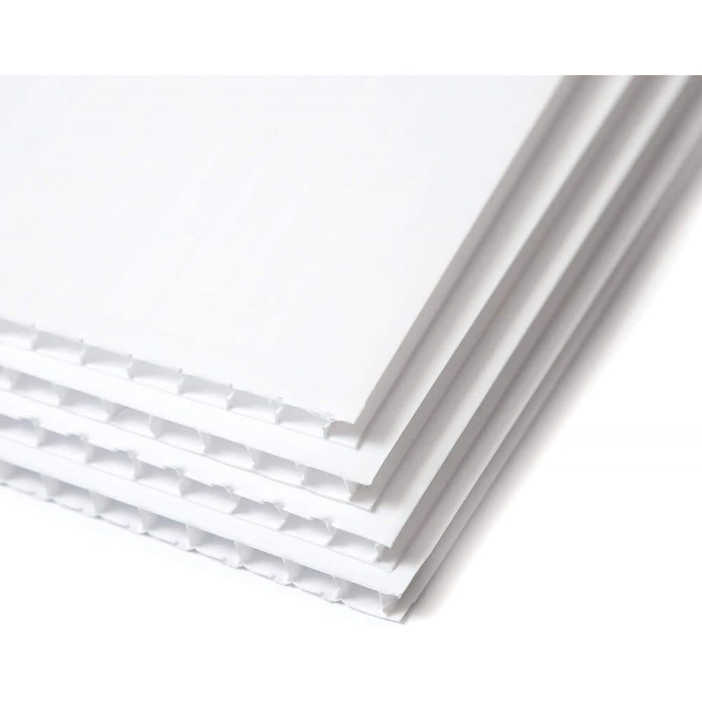 2mm Correx Floor Protection Sheet White 2400mm x 1200mm