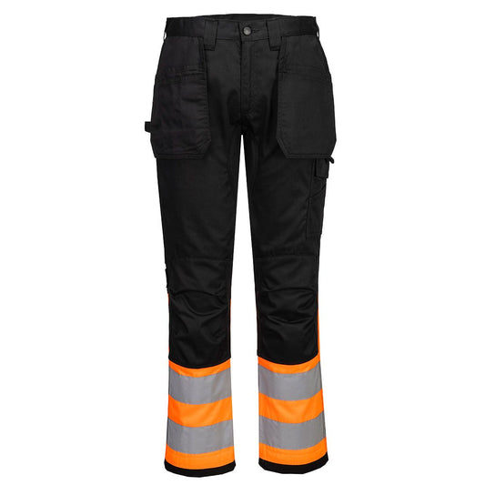 WX2 Eco Hi-Vis Holster Trouser Class 1, 28, R, Orange/Black