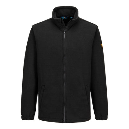 Anti-Static ESD Fleece, 4XL, R, Black