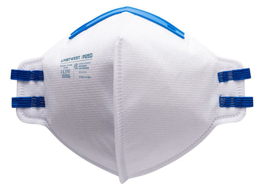 FFP2 Fold Flat Respirator (Pk20), , R, White