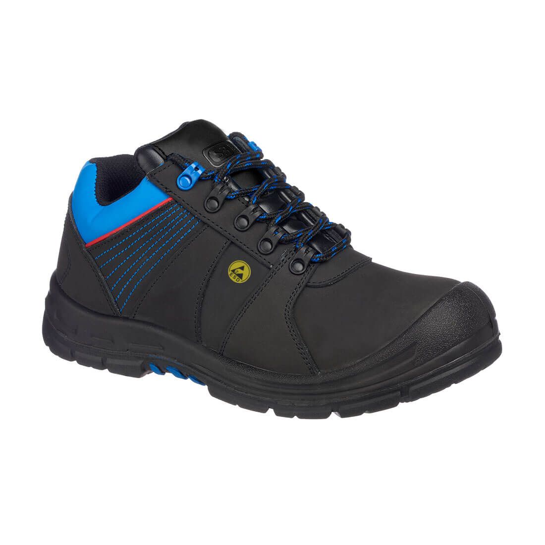 Portwest Compositelite Protector Safety Shoe S3 ESD HRO, 40, , Black/Blue