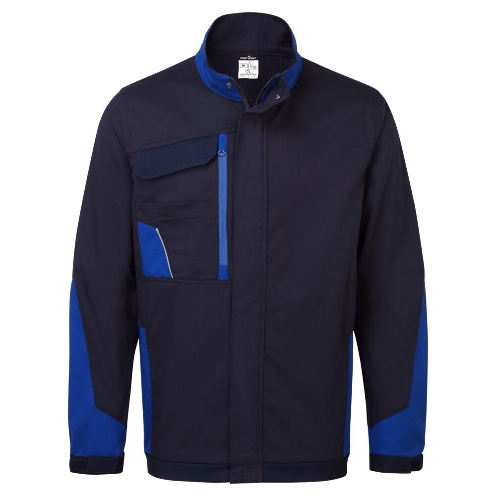 WX1 Two Toned Insulated Cotton Work Jacket, 4XL, R, Navy/Royal