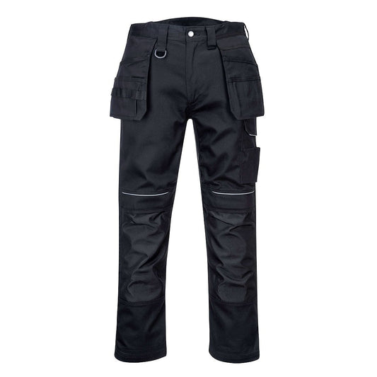 PW3 Cotton Work Holster Trousers, 28, R, Black