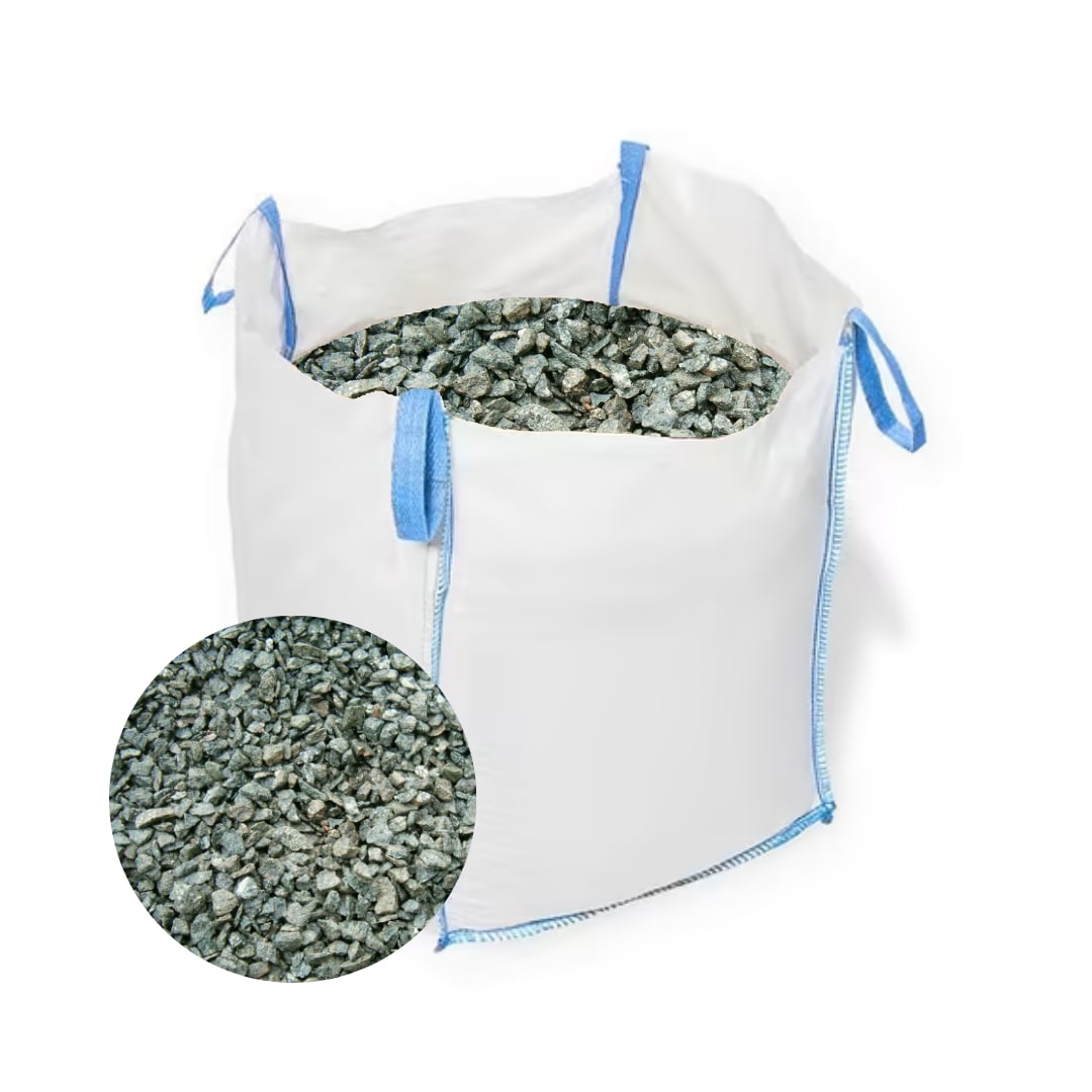 14mm Green Granite Chippings Bulk Bag (800kg)