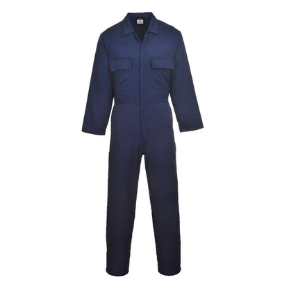 Euro Work Coverall, L, S, Navy Short