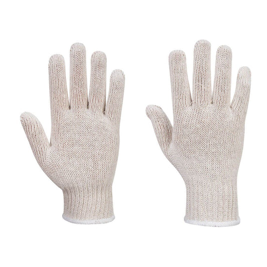 String Knit Liner Glove (288 Pairs), L, R, White