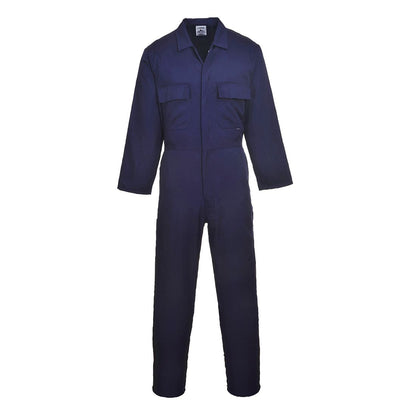 Euro Work Coverall, 4XL, T, Navy Tall