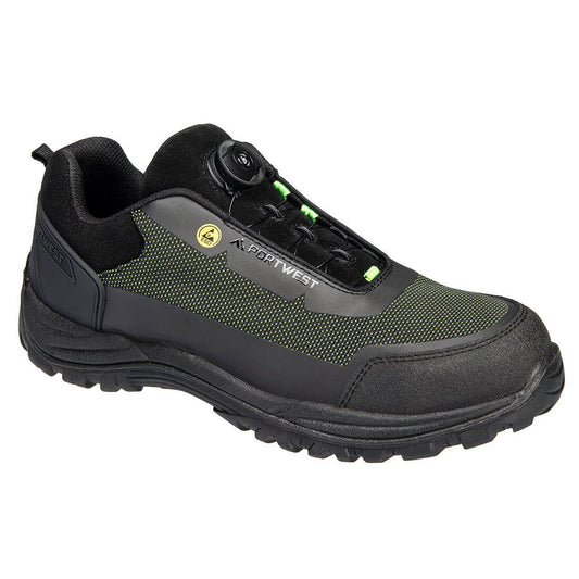 Girder Composite Low Shoe S3S ESD SR FO, 37, , Black/Green