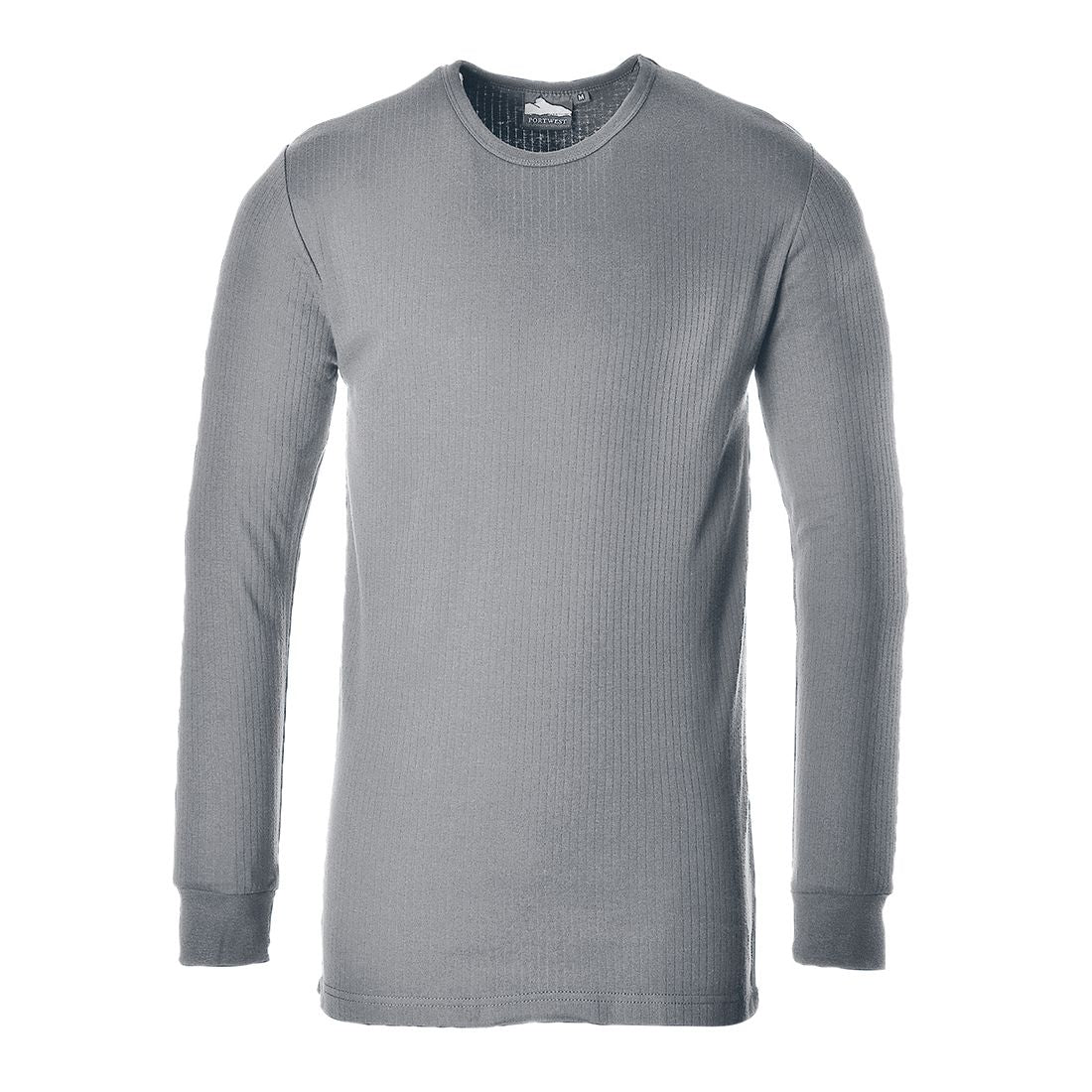 Thermal T-Shirt Long Sleeve, L, R, Grey