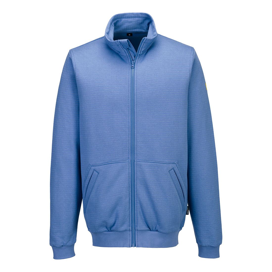 Anti-Static ESD Zip Sweatshirt, L, R, Hamilton Blue