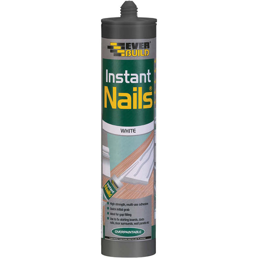 Everbuild Instant Nails Solvent Free Grab Adhesive White 290ml