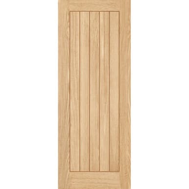 Internal Oak Vertical 5 Panel Door 1981mm x 686mm x 35mm