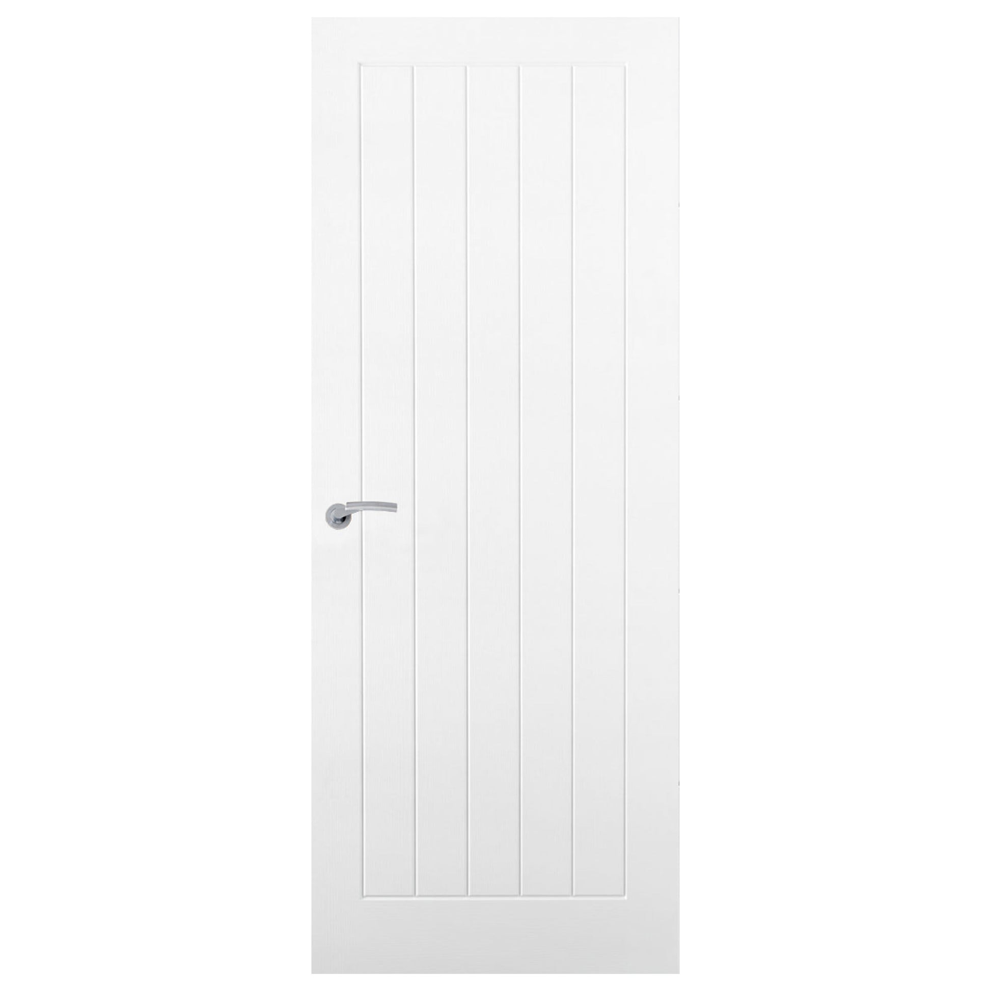 Internal White Vertical 5 Panel Door 1981mm x 838mm x 35mm