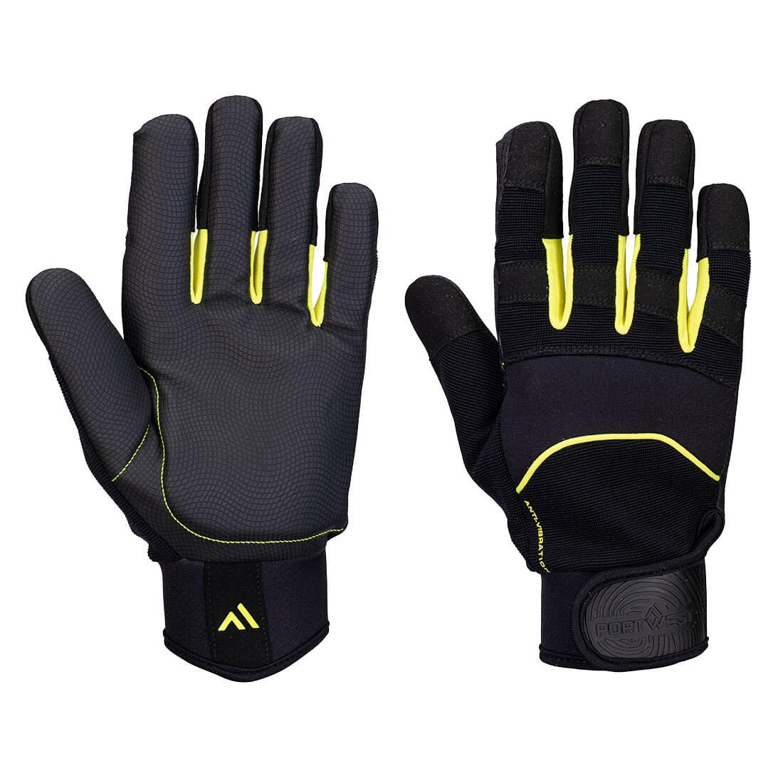Mechanics Anti-Vibration Glove, L, R, Black