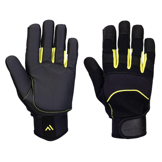 Mechanics Anti-Vibration Glove, L, R, Black