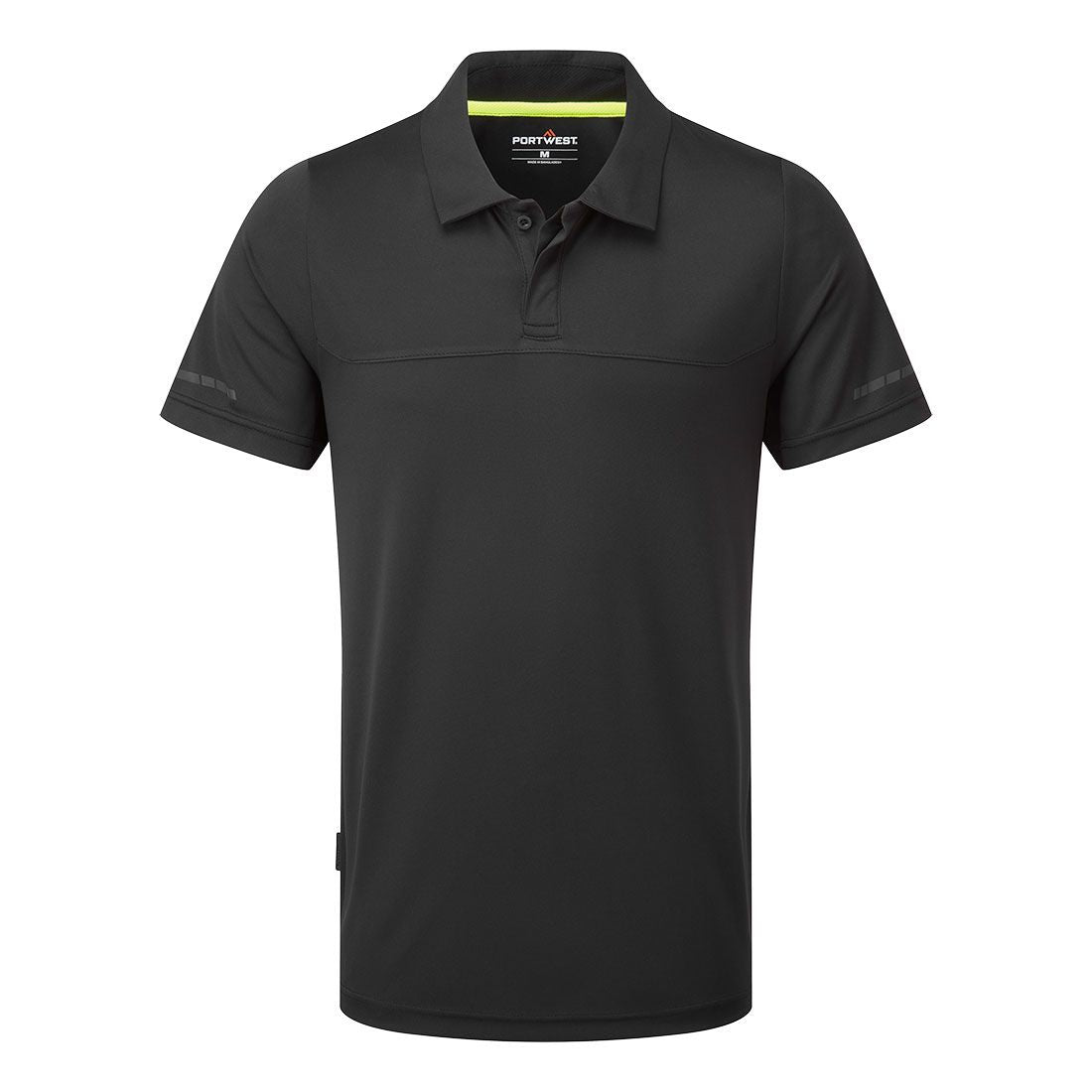 EV4 Lightweight Polo Shirt S/S, 4XL, R, Black