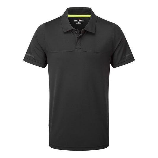 EV4 Lightweight Polo Shirt S/S, 4XL, R, Black