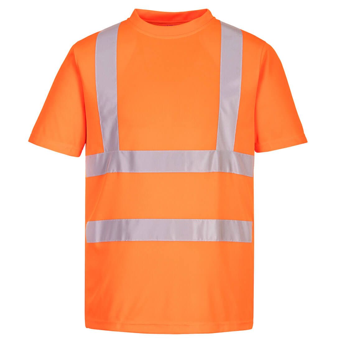 Eco Hi-Vis T-Shirt S/S (6 Pack) , S, R, Orange