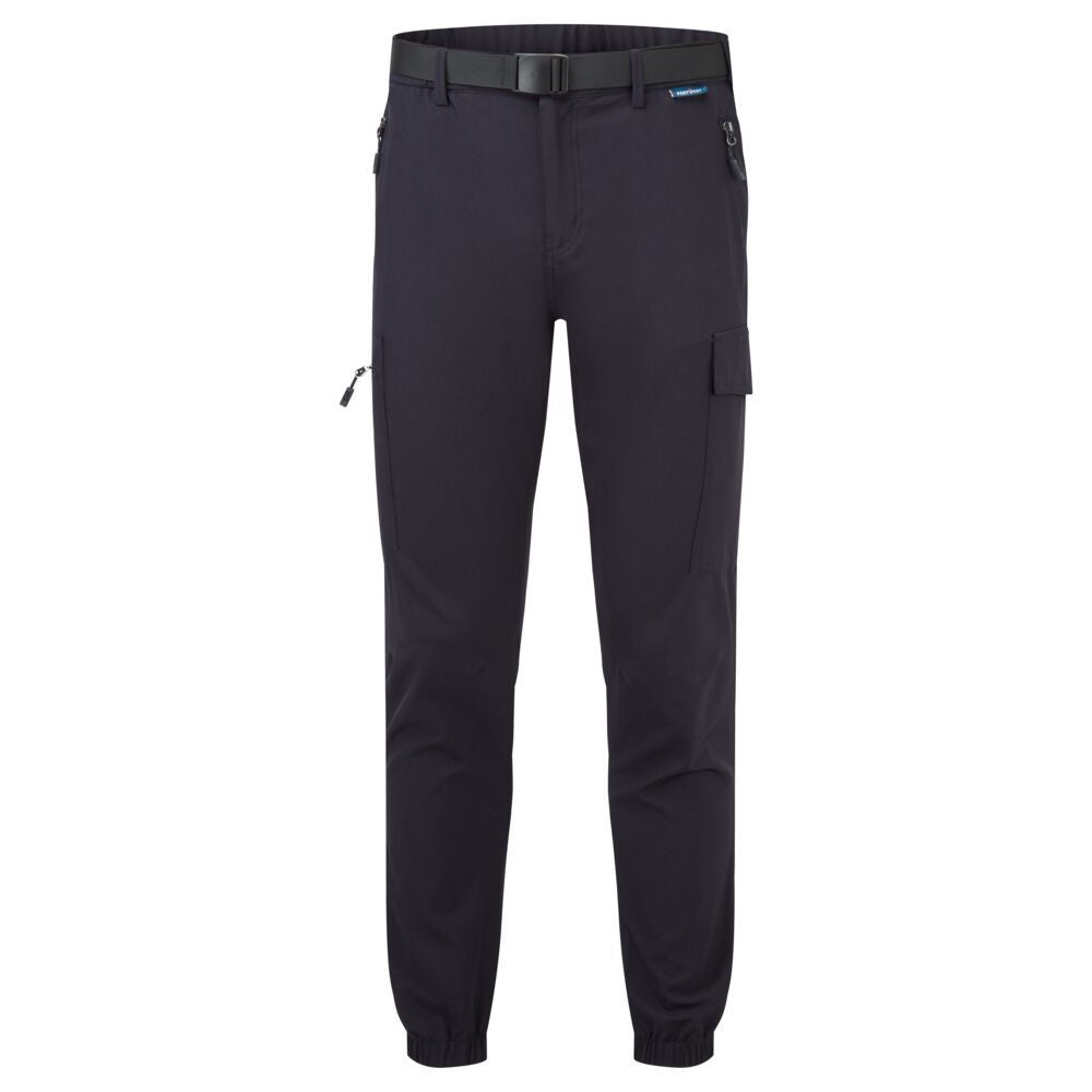 Stretch Lightweight Cuffed Trousers, 30, S, Navy