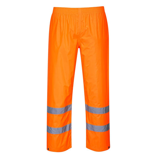 Hi-Vis Rain Trousers, 4XL, R, Orange