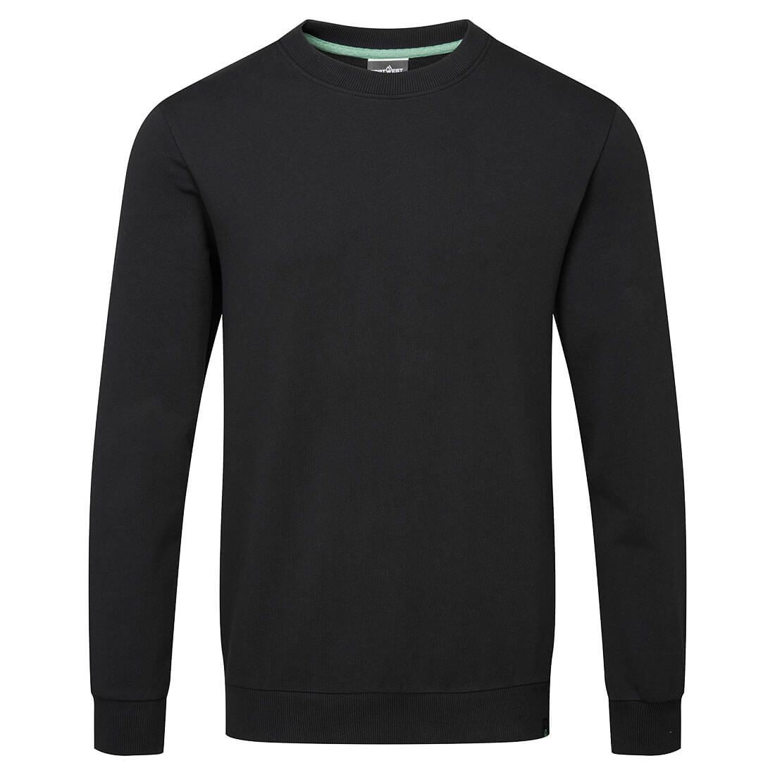 Organic Cotton Recyclable Sweatshirt, L, R, Black