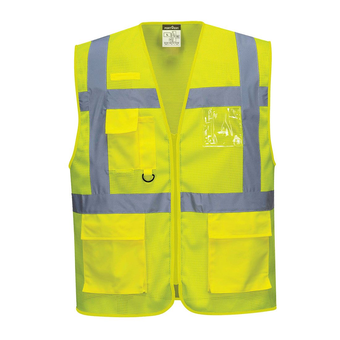 ES1 Essential Hi-Vis Mesh Executive Vest, 4XL, R, Yellow