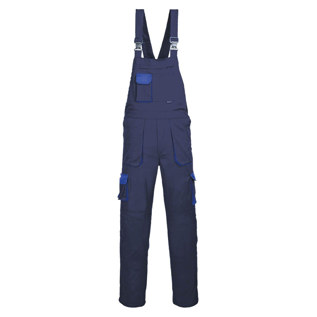Portwest Texo Contrast Bib and Brace, 4XL, R, Navy
