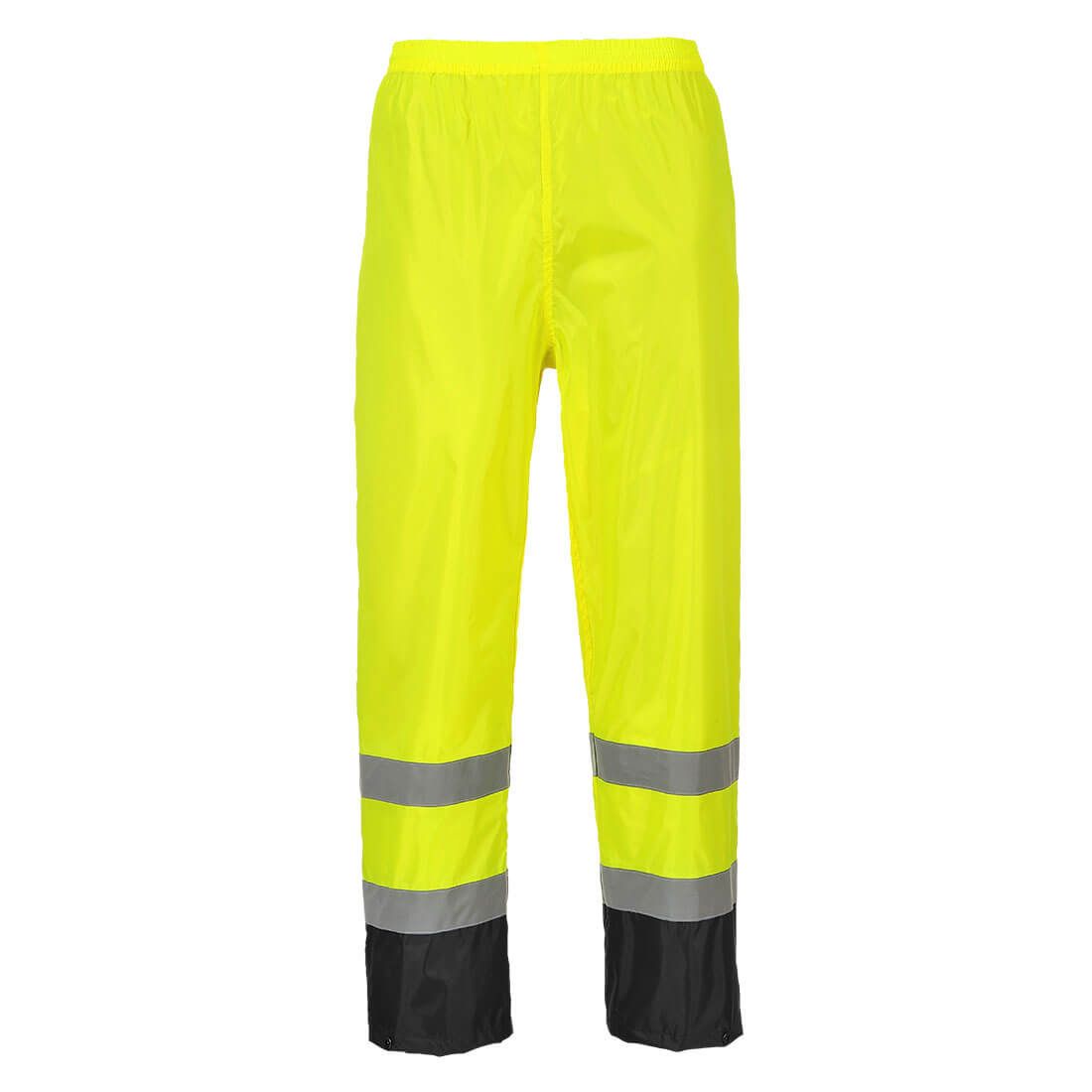 Hi-Vis Contrast Classic Rain Trousers, 4XL, R, Yellow/Black
