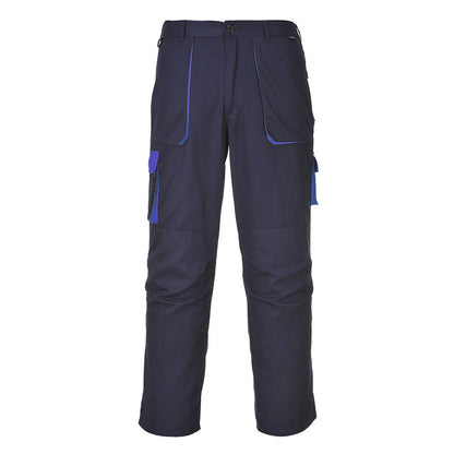 Portwest Texo Contrast Trousers, L, R, Navy