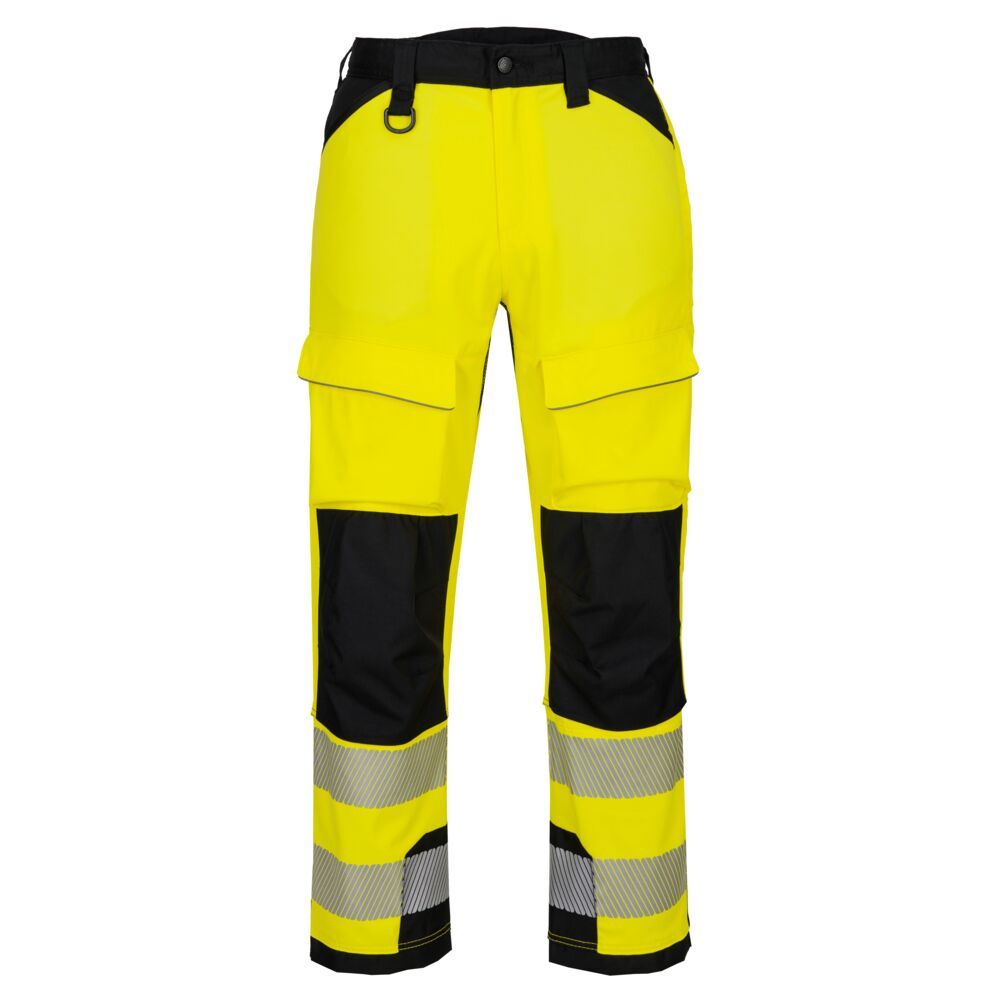 PW3 Hi-Vis Harness Trouser, 28, R, Yellow/Black