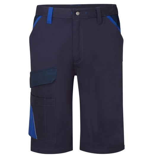 WX1 Two Tone Cotton Shorts, 28, R, Navy/Royal