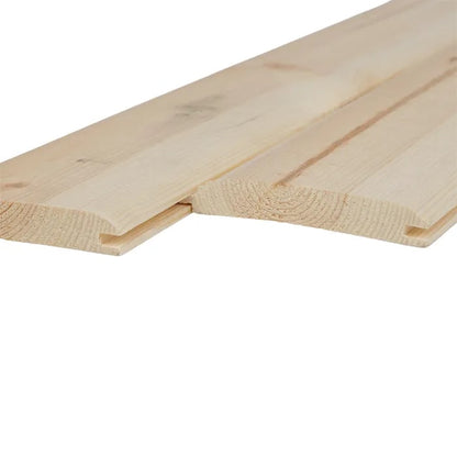 25mm x 125mm T&G Loglap Cladding (Finish 20mm x 117mm) - 1 Metre