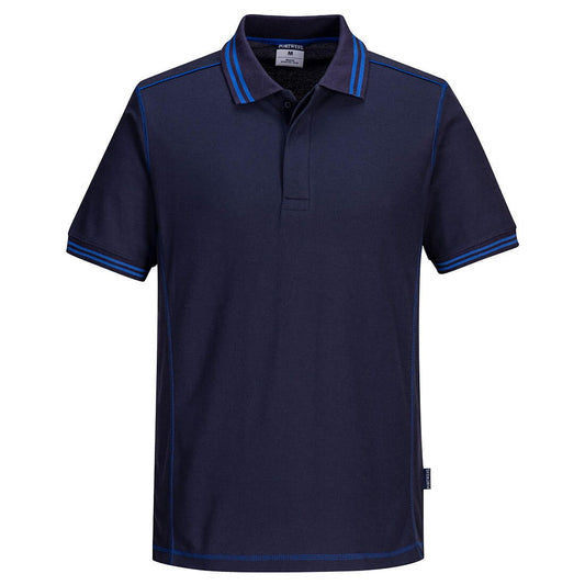 Essential Two Tone Polo Shirt, XL, R, Navy/Royal