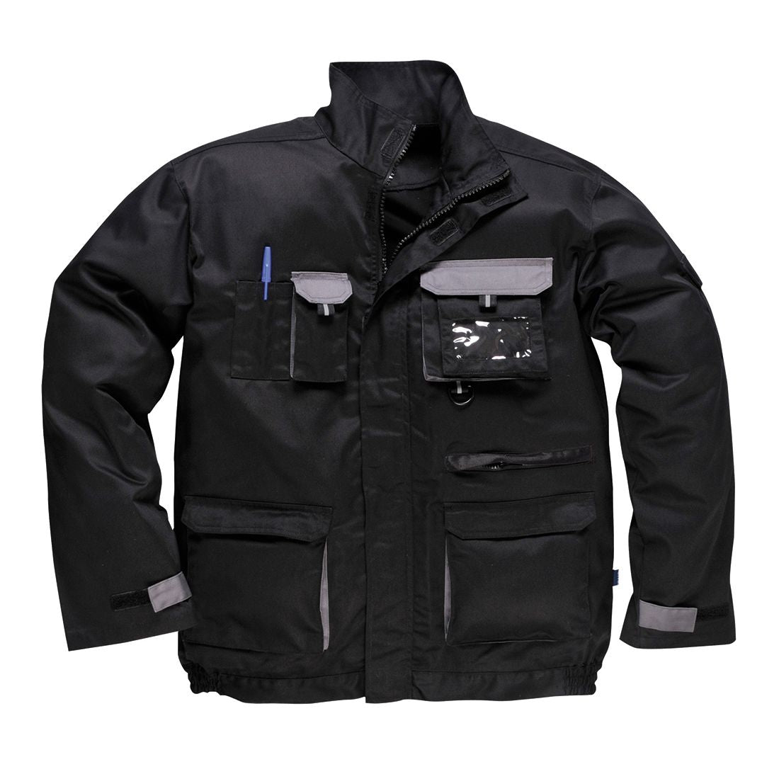 Portwest Texo Contrast Jacket, S, R, Black