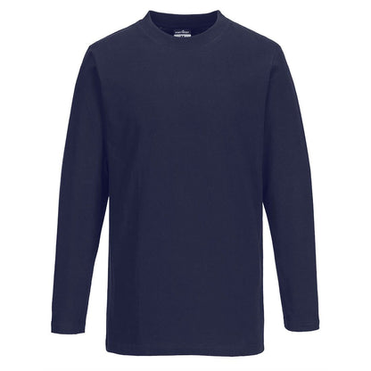 Long Sleeve T-Shirt, L, R, Navy