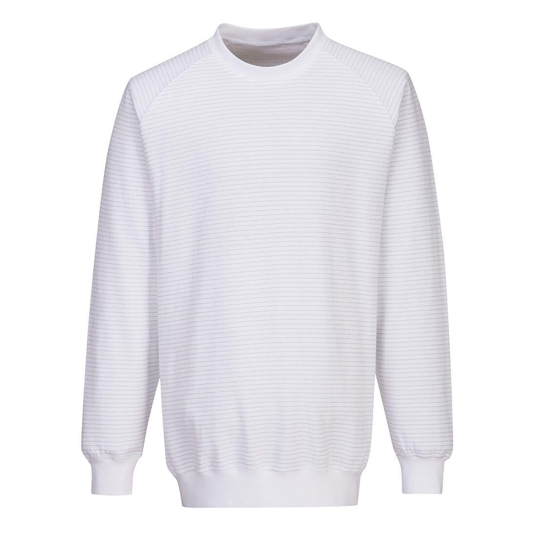 Anti-Static ESD Sweatshirt, L, R, White